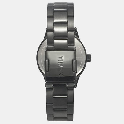 Fashion Men Quartz Black Dial Chronograph Stainless Steel Watch TWEG19911
