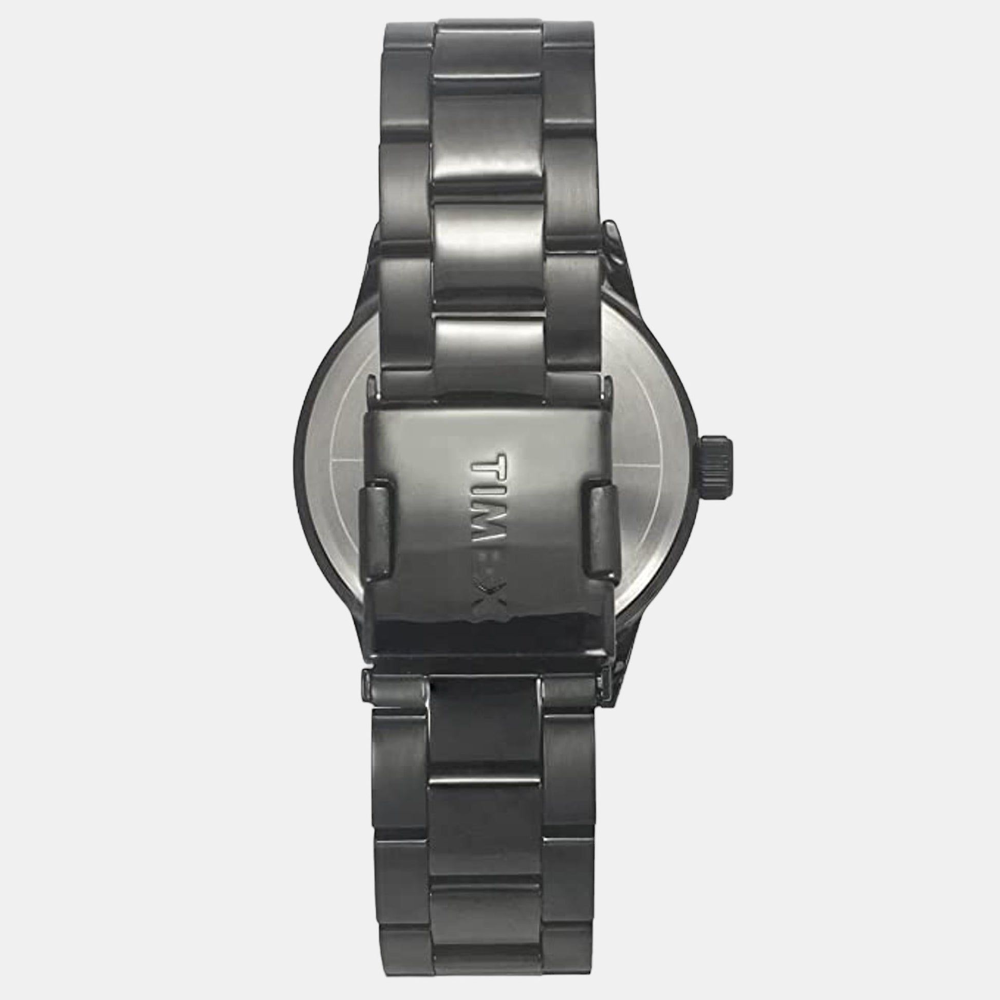 Fashion Men Quartz Black Dial Chronograph Stainless Steel Watch TWEG19911