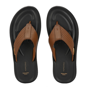 Comet Leather Slippers by Aspeerio