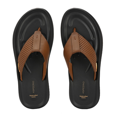 Comet Leather Slippers by Aspeerio