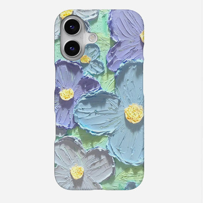 Serene Gardenia Hard Phone Case