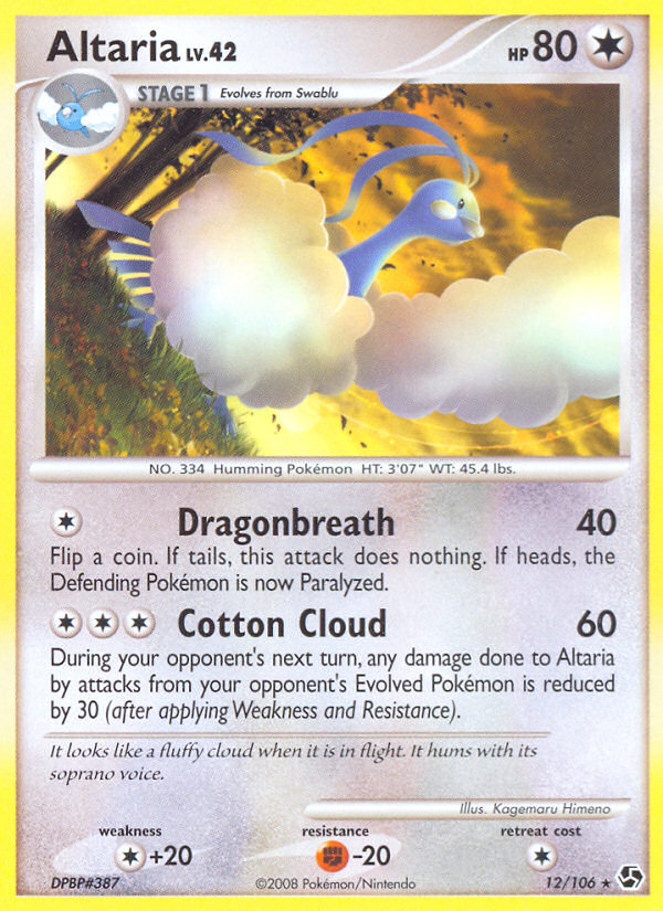 Altaria - 12/106 - Rare