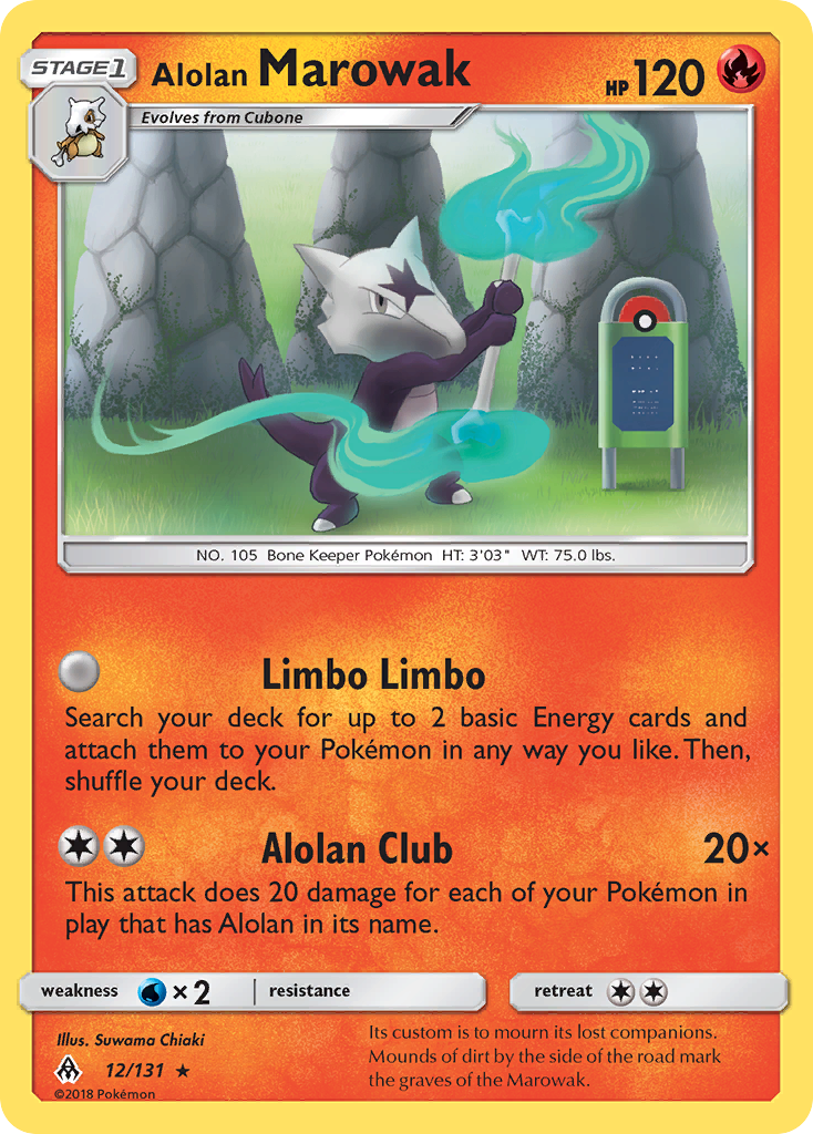 Alolan Marowak - 12/131 - Rare