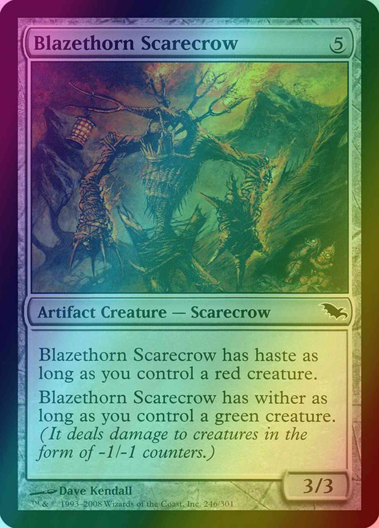 Blazethorn Scarecrow [246] [Shadowmoor] [Foil]