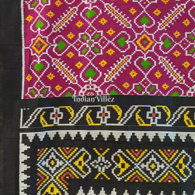 Rajkot Patola Inspired Odisha Handloom Contemporary Silk Saree