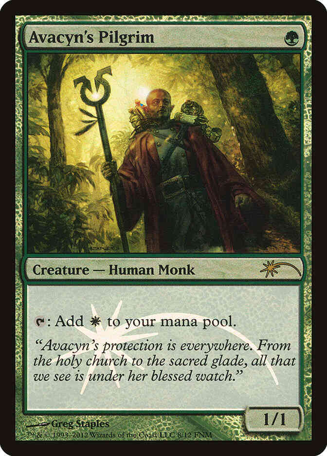 Avacyn's Pilgrim [8] [Friday Night Magic 2012] [Foil]