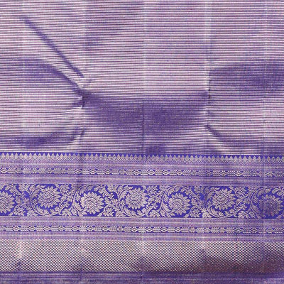 Blue elephant buttas silk saree , intricate pallu & border of thilkam mokku , muthu, banaras & jaal design