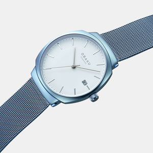 Felt Lille Women Quartz Silver Dial Analog Stainless Steel Watch V273LDRIMA