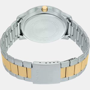 Enticer Men Quartz Yellow Dial Analog Stainless Steel Watch A1736