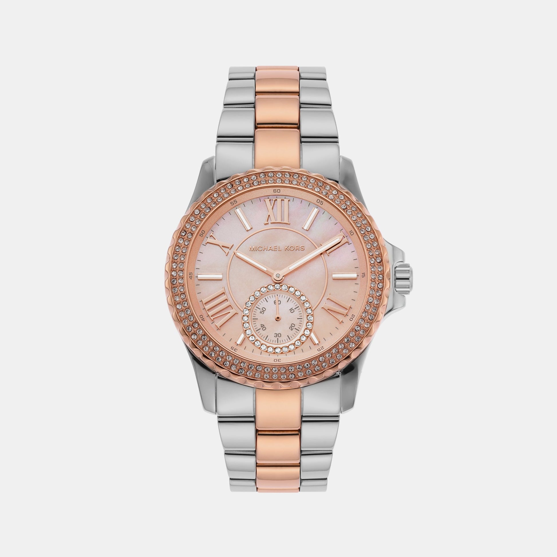 Everest Women Quartz Silver Dial Analog Stainless Steel Watch MK7402