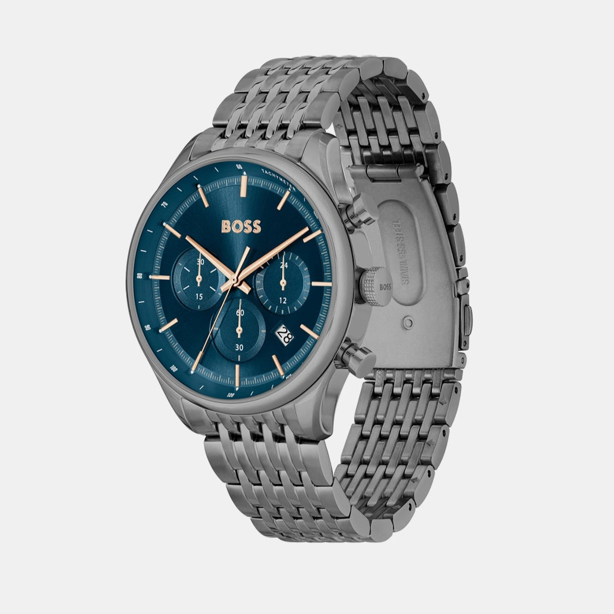 Gregor Men Quartz Blue Dial Chronograph Stainless Steel Watch 1514083