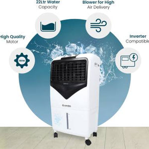 Icecool Room/Personal Air Cooler  (White Black)