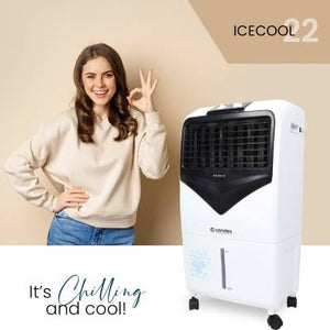Icecool Room/Personal Air Cooler  (White Black)
