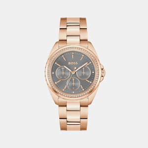 Atea Women Quartz Grey Dial Chronograph Stainless Steel Watch 1502711