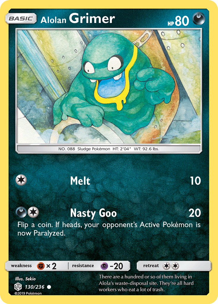 Alolan Grimer - 130/236 - Common