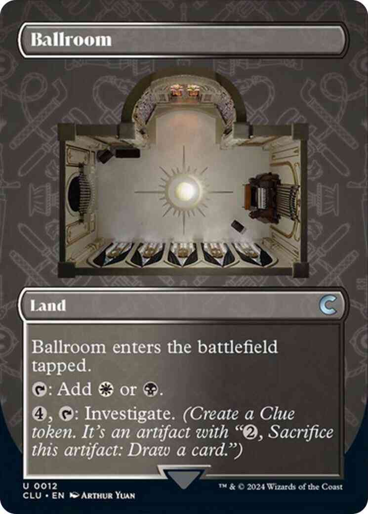 Ballroom [12] [Borderless] [Ravnica: Clue Edition] [Non-Foil]