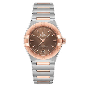 Omega Constellation Co Axial Master Chronometer Brown Dial Women 29MM
