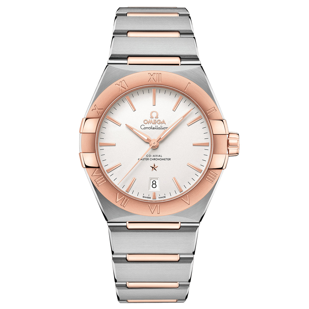 Omega Constellation Co Axial Master Chronometer Silver Dial Men 39MM