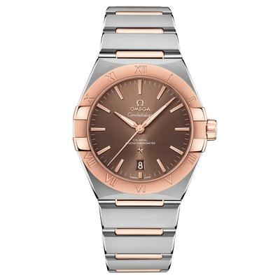 Omega Constellation Co Axial Master Chronometer Brown Dial Men 39MM