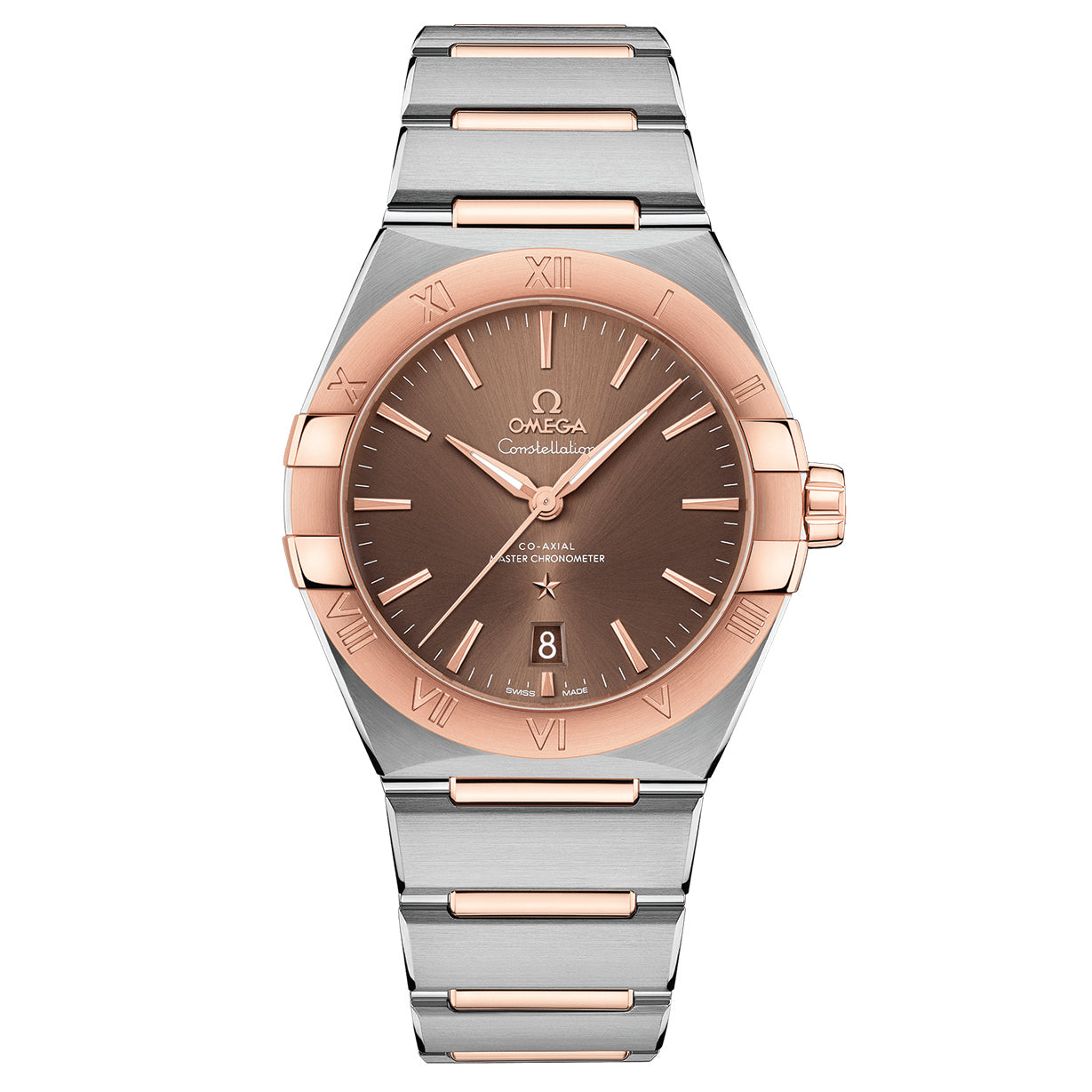 Omega Constellation Co Axial Master Chronometer Brown Dial Men 39MM