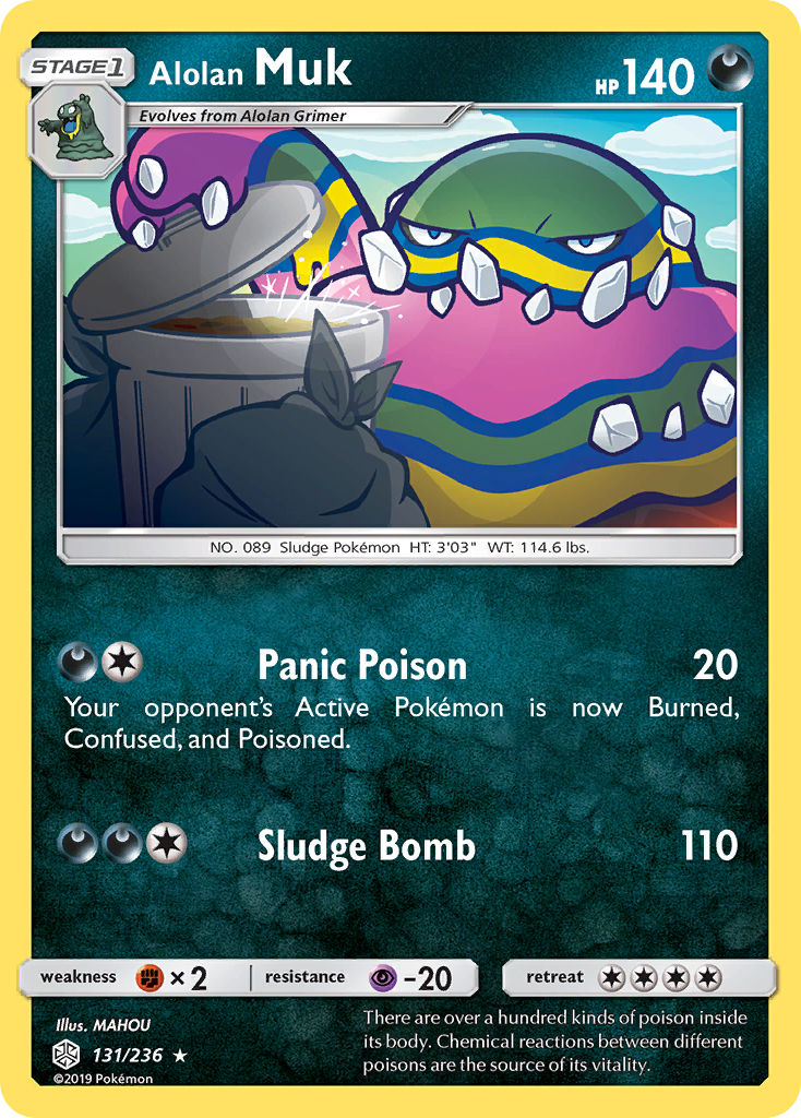 Alolan Muk - 131/236 - Rare