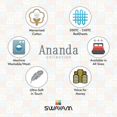 Cute Charm Ananda Fitted Bed Sheet- 14045