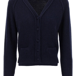 Victoria Beckham Stepped Hem Cardigan