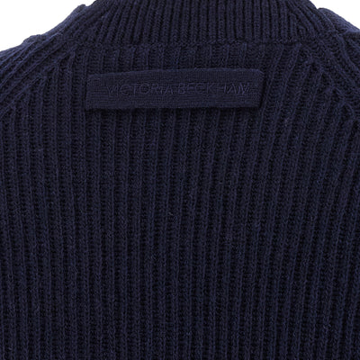 Victoria Beckham Stepped Hem Cardigan