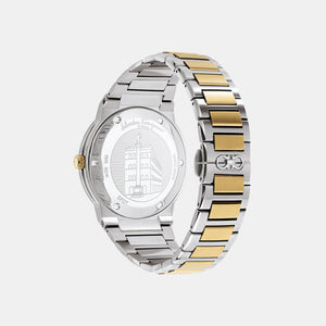 F-80 Classic Men Quartz White Dial Analog Stainless Steel Watch SFDT01420