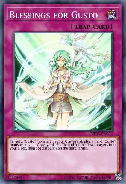 Blessings for Gusto - HA05-EN059 - Super Rare - 1st Edition