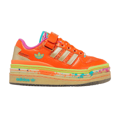 adidas Forum Lo Triple Platform Impact Orange Gold Metallic Semi Solar Orange (Women's)