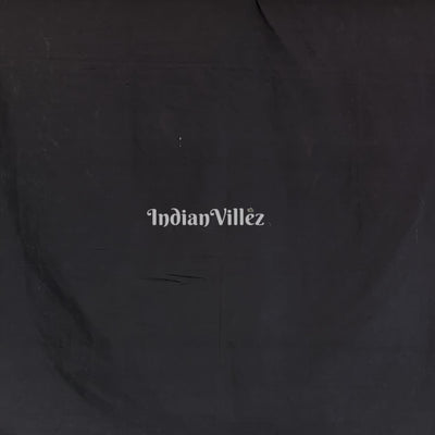 Black Shree Ganesh Pattachitra Saree