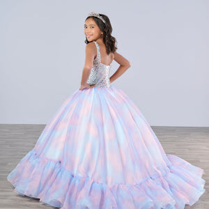 Girls Organza Ruffled Gown by Tiffany Princess 13790