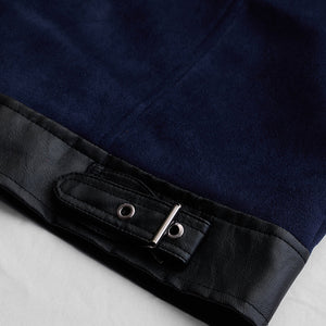 Navy Multi-Patch Zipper Jacket