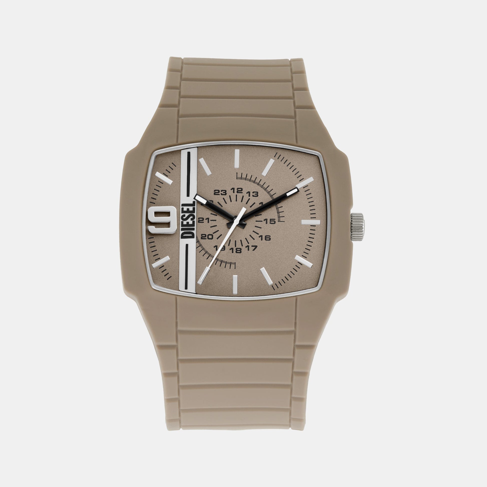 Cliffhanger 2.0 Men Quartz Beige Dial Analog Silicone Watch DZ2167