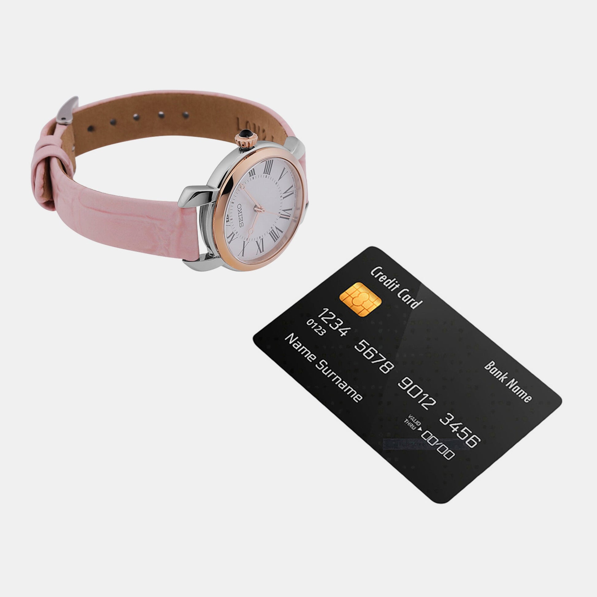 Dress Women Quartz White Dial Analog Leather Watch SUR628P2