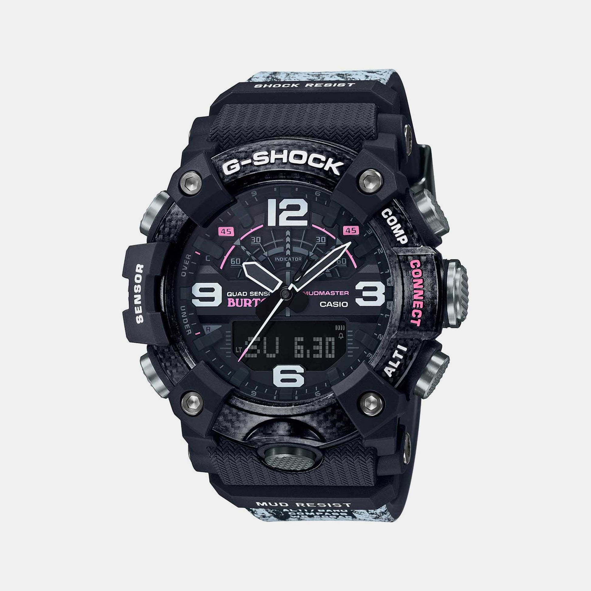 G-Shock Men Quartz Black Dial Analog-Digital Resin Watch G1023