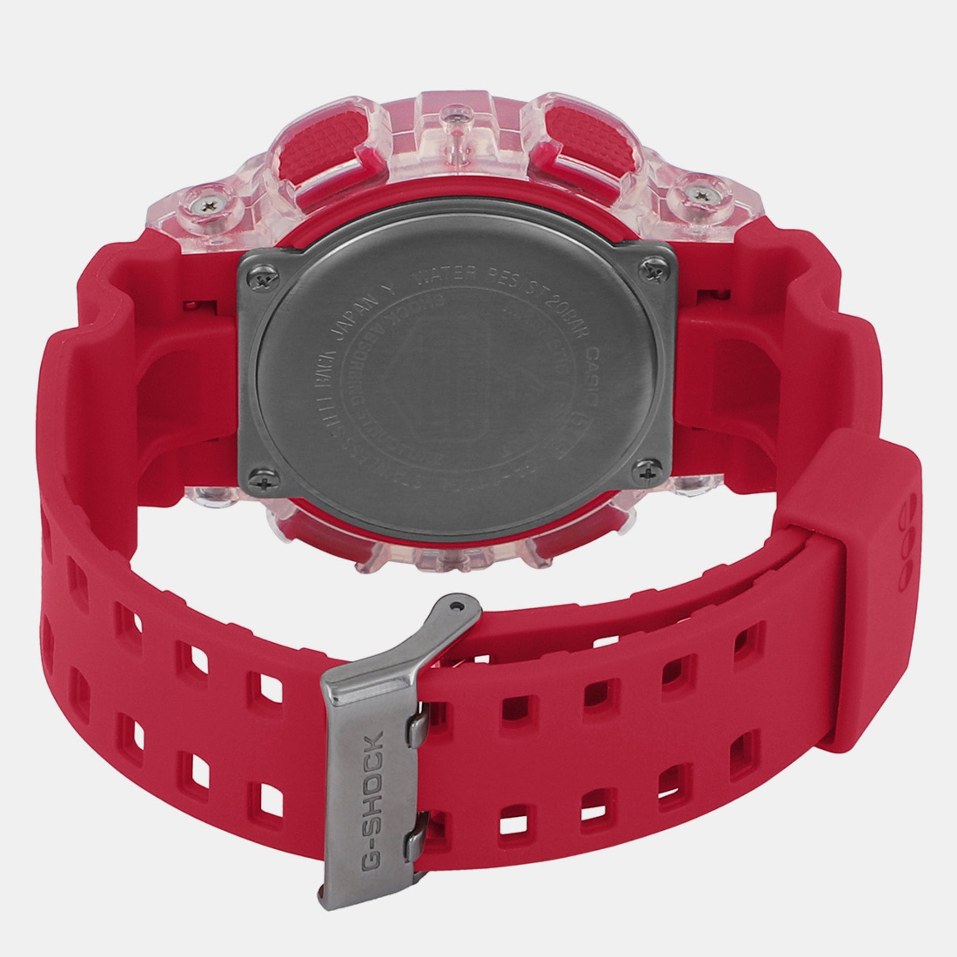 G-Shock Men Quartz Red Dial Analog-Digital Resin Watch G1366