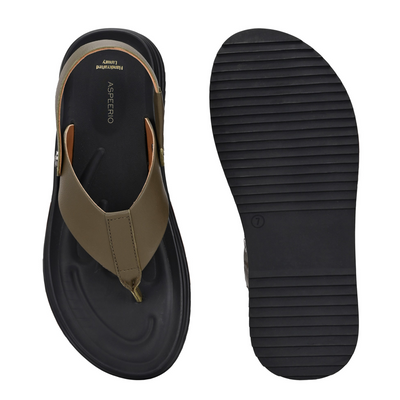 Comet Leather Sandals by Aspeerio