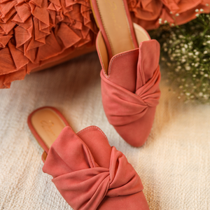 Winterberry Knoted Mules
