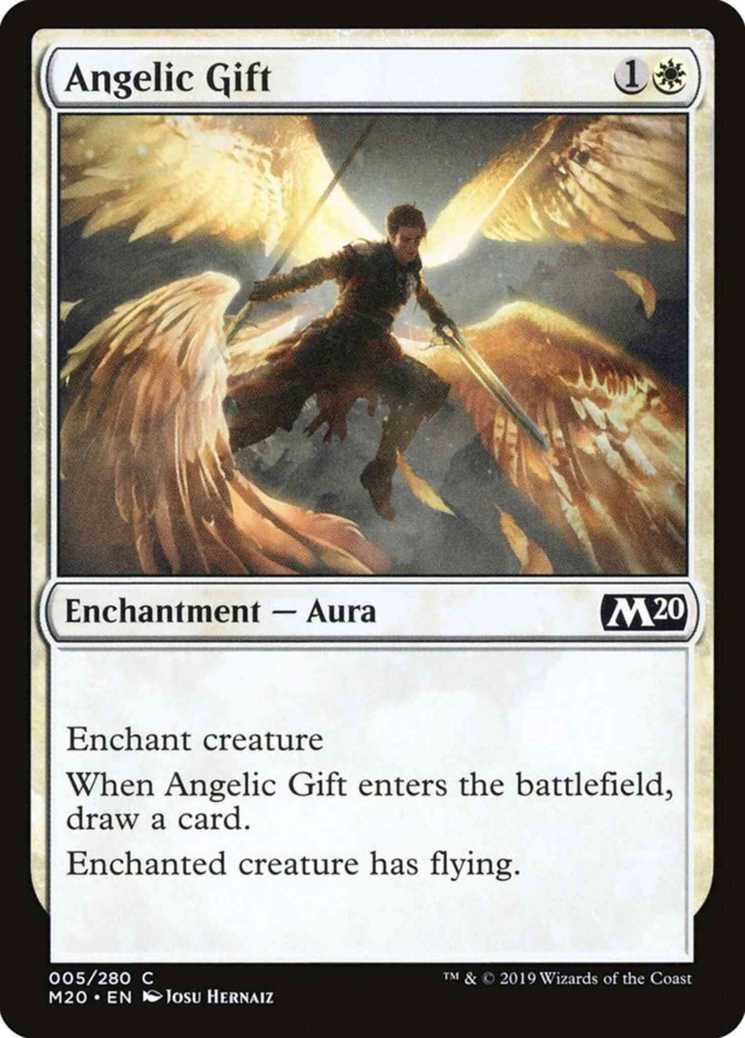 Angelic Gift [5] [Core Set 2020] [Non-Foil]