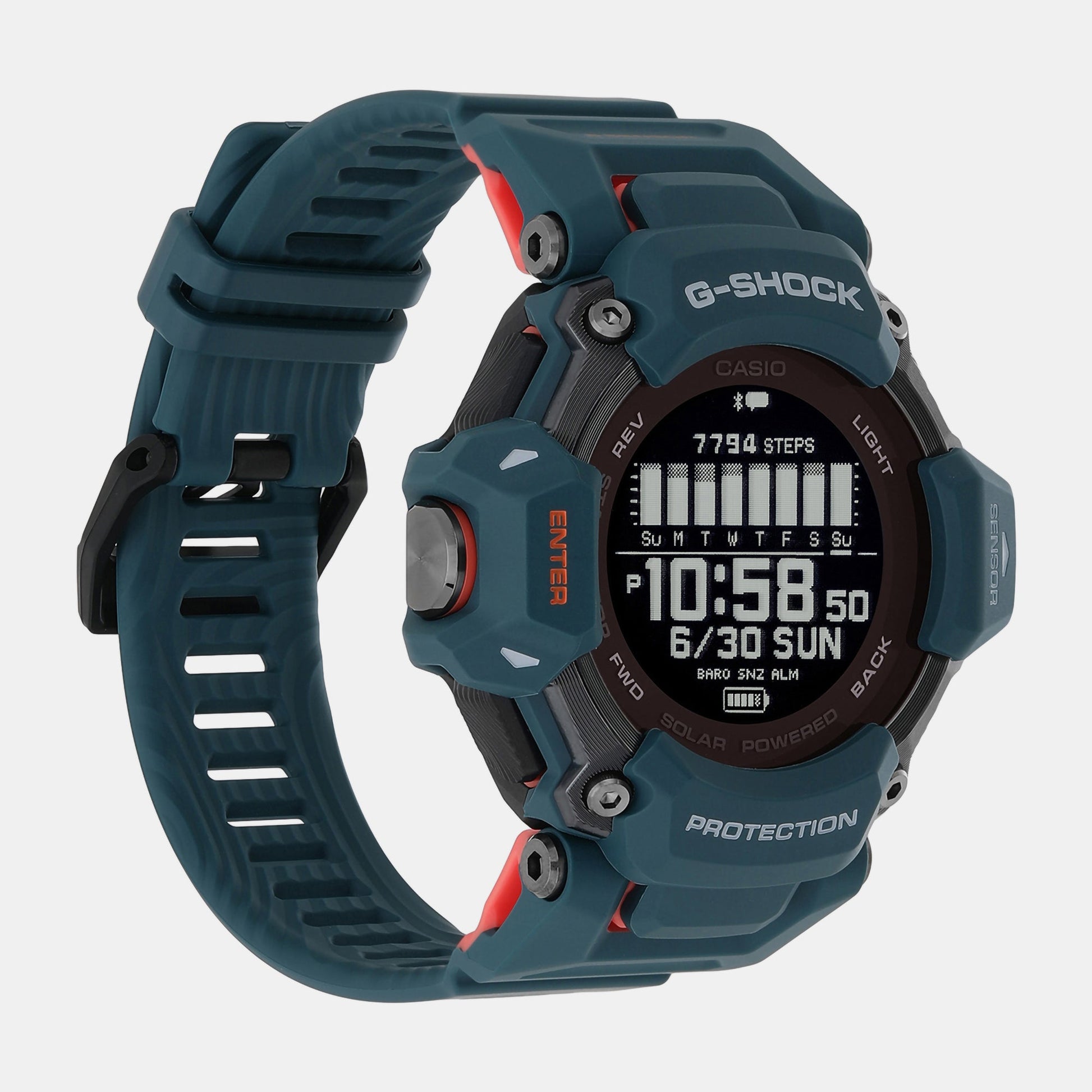 G-Shock Men Quartz Black Dial Digital Resin Watch G1383