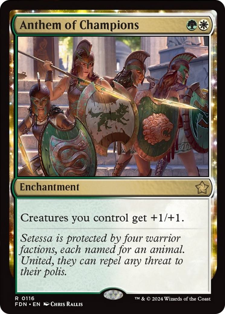 Anthem of Champions [116] [Foundations] [Non-Foil]