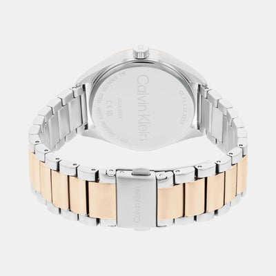 Enticing Women Quartz Silver Dial Analog Stainless Steel Watch 25200317