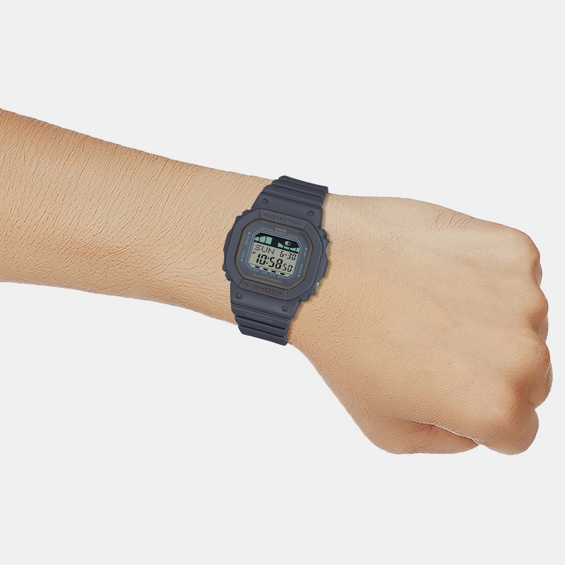 G-Shock Women Quartz Black Dial Digital Resin Watch G1396