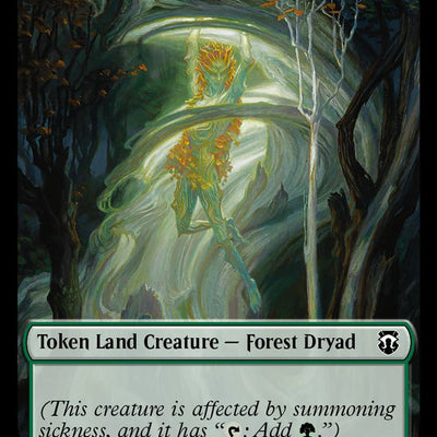 Boar Token (17) // Forest Dryad Token (19) [Modern Horizons 3: Commander: Tokens] [Ripple Foil/Non-Foil]