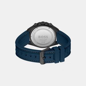 Energy Men Quartz Black Dial Chronograph Silicone Watch 1513972