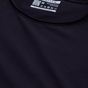 Navy Stretch Full Sleeve T-Shirt