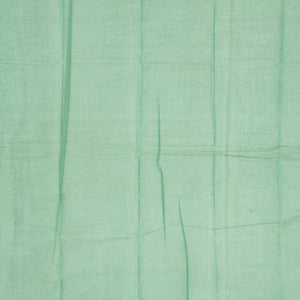Light Green Handloom Rasipuram Cotton Saree With Stripes