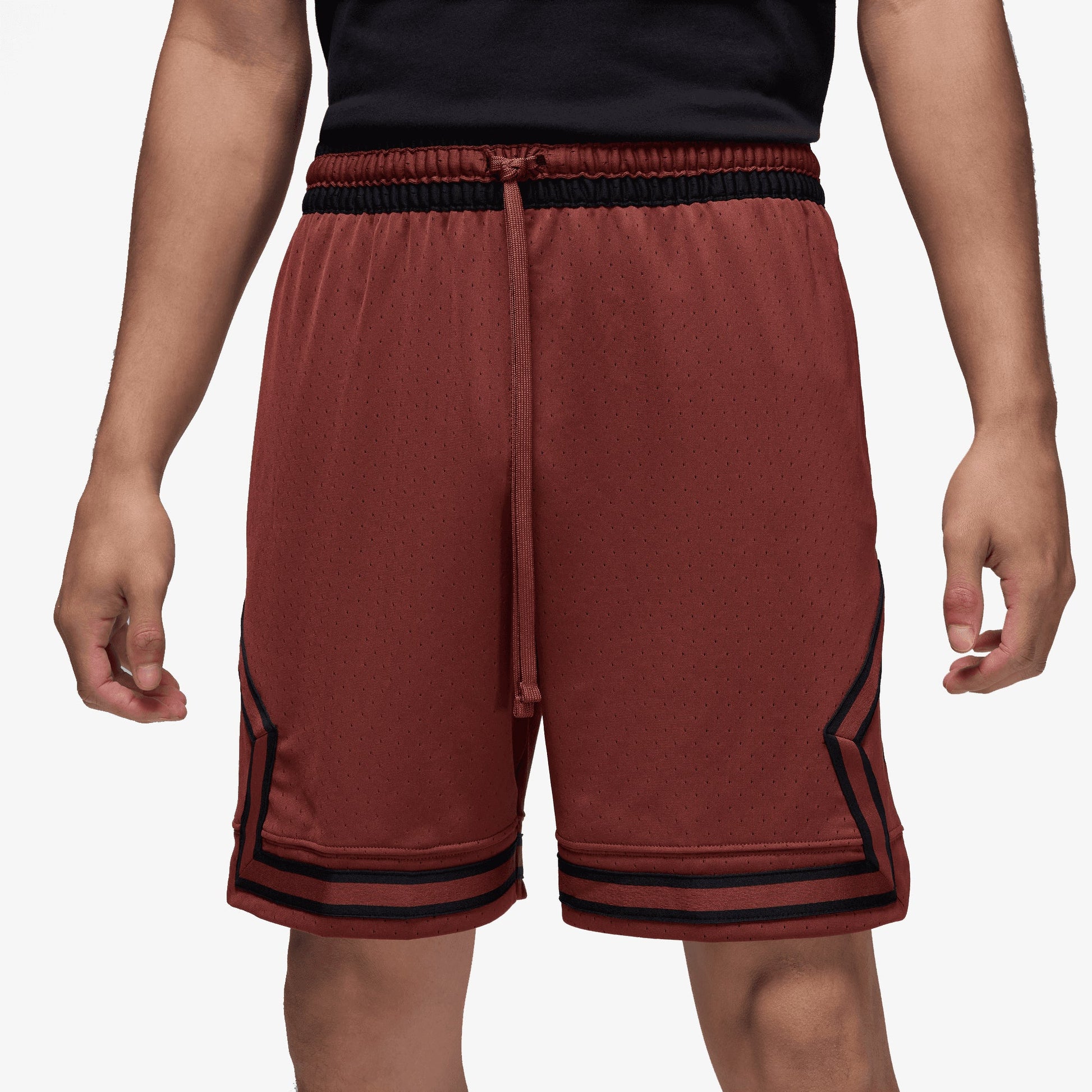 JORDAN | DRI-FIT MESH DIAMOND SHORTS { DARK PONY/BLACK/BLACK